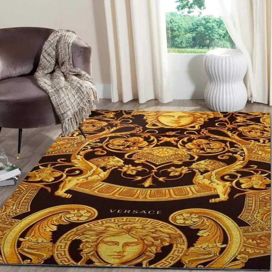
                versace fashion logo limited luxury brand rug carpet home decor 03
            