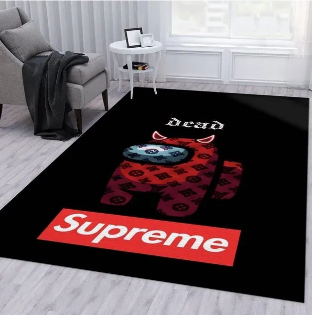 
                supreme fashion logo limited luxury brand rug carpet home decor 05
            