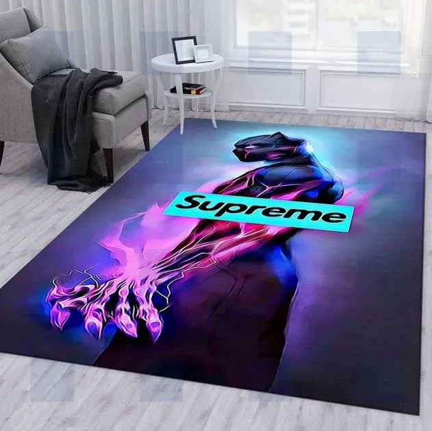 
                supreme fashion logo limited luxury brand rug carpet home decor
            