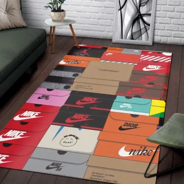 
                nike fashion logo limited luxury brand rug carpet home decor 01
            