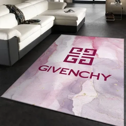 Givenchy Marble Texture Rectangle Area Rug