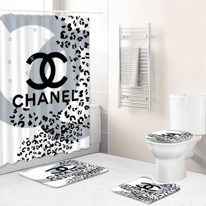 
                chanel new fashion logo limited luxury brand bathroom set home decor
            