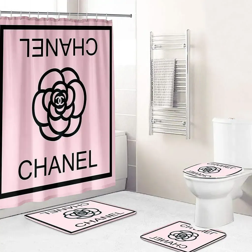 
                chanel flower fashion limited luxury brand bathroom set home decor
            