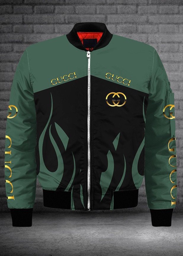 
                gucci bomber jacket luxury clothing clothes outfit for men
            