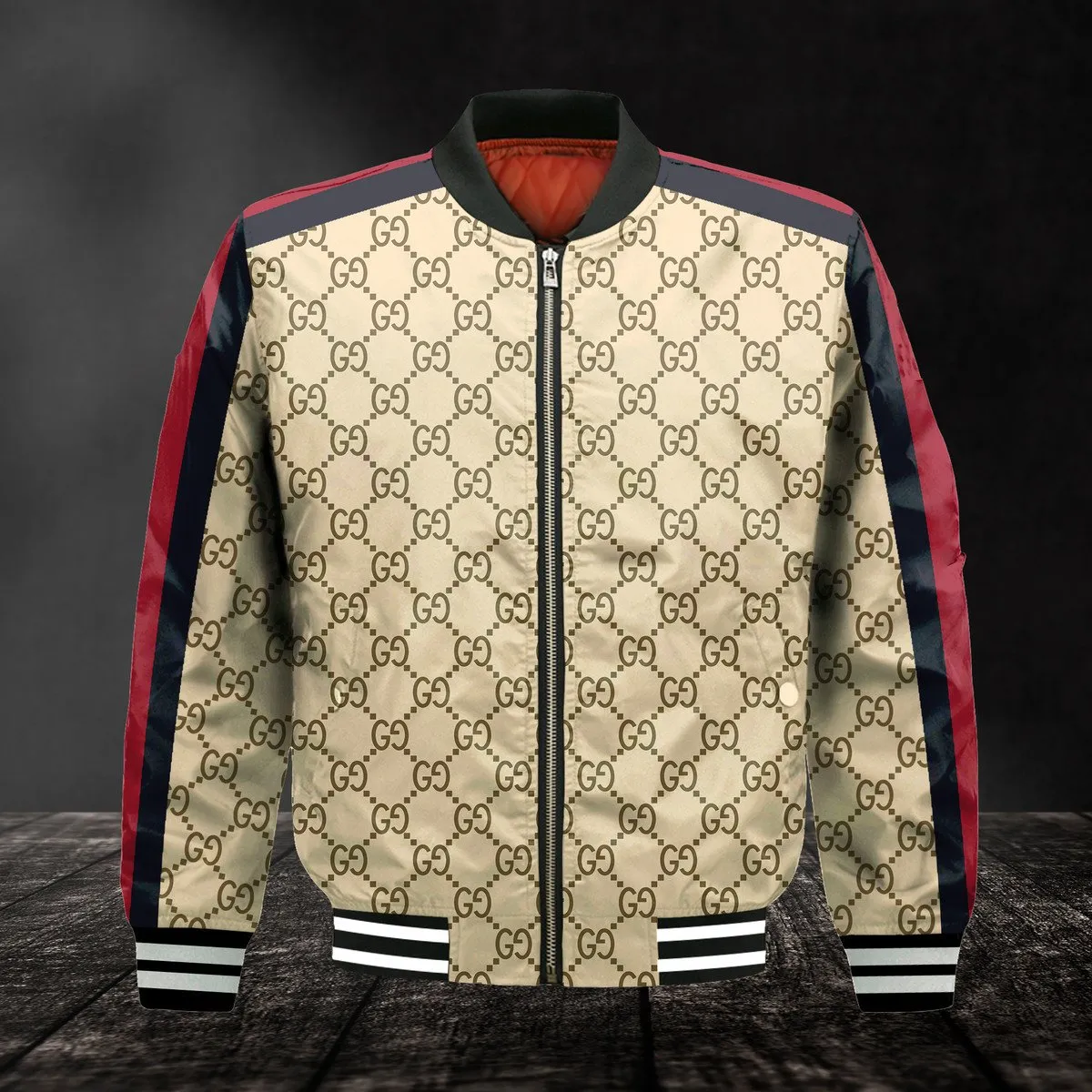 
                gucci brown jacket luxury brand clothing clothes outfit for men
            