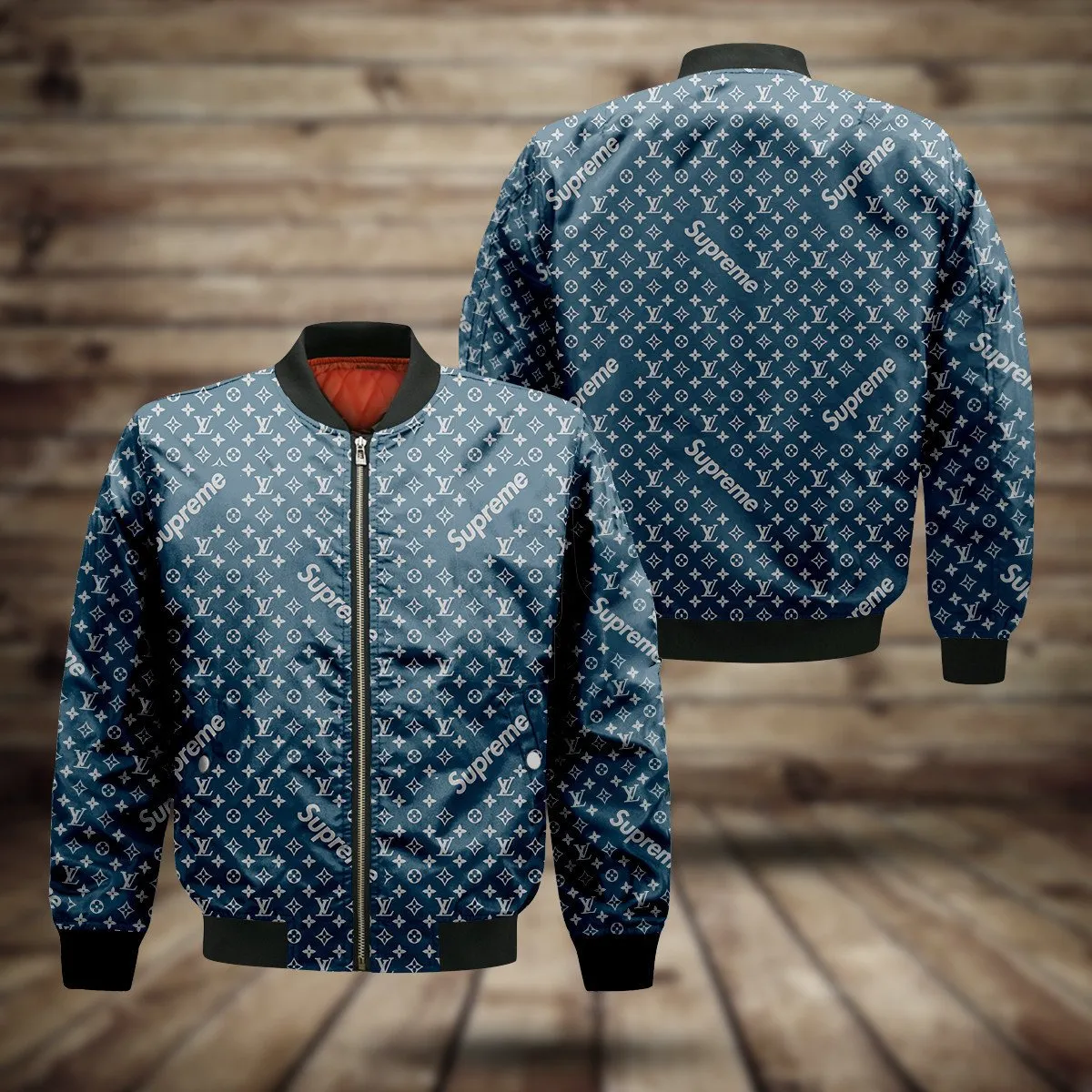 
                louis vuitton lv supreme bomber luxury clothing clothes outfit for men
            