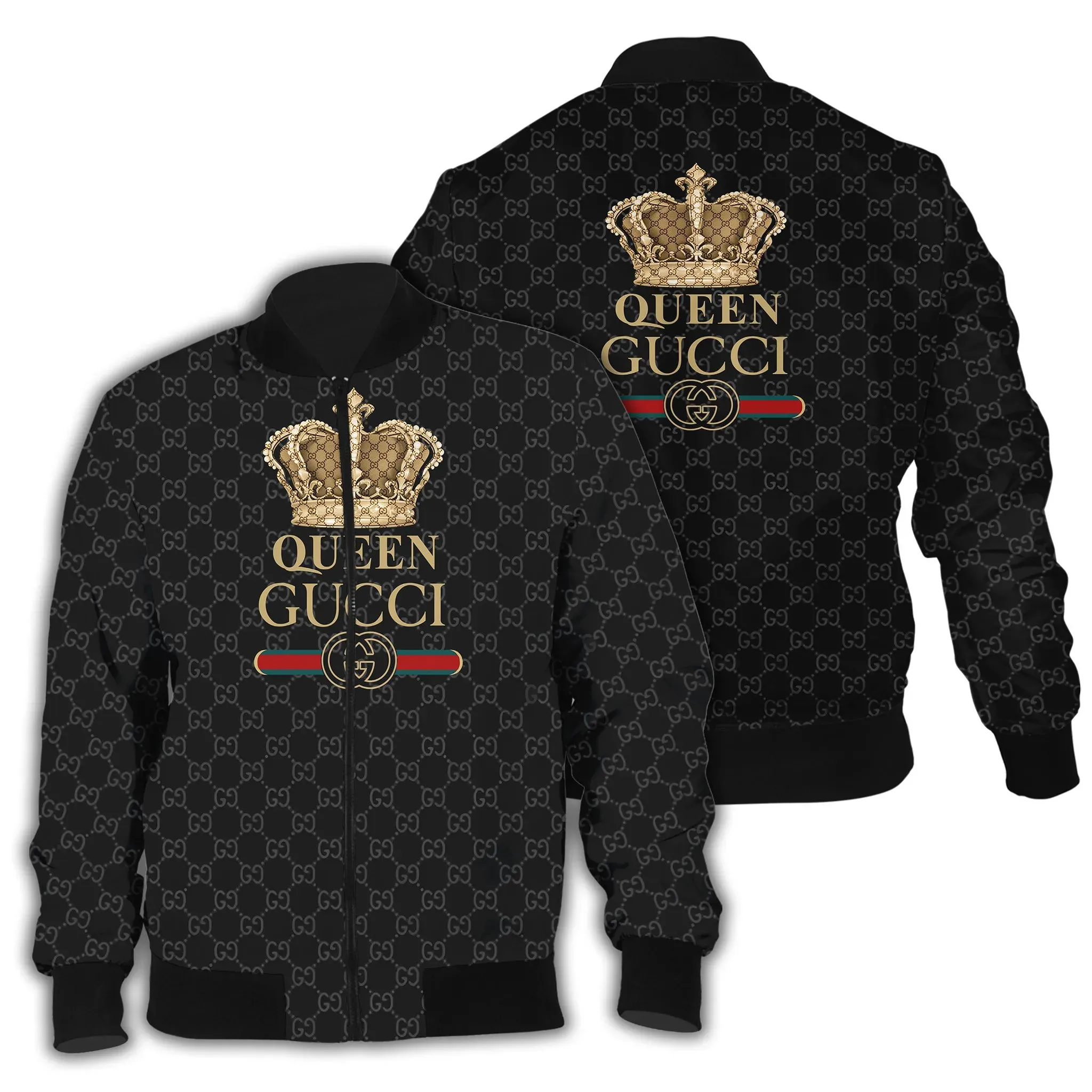 
                gucci bomber jacket luxury brand clothing clothes outfit for men women 16 queen
            