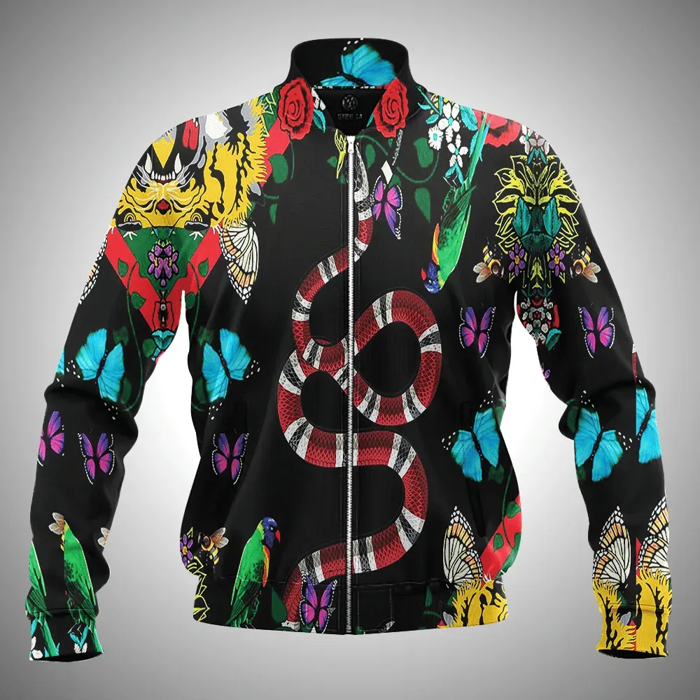 
                gucci bomber jacket luxury brand clothing clothes outfit for men women 12 snake flowers
            