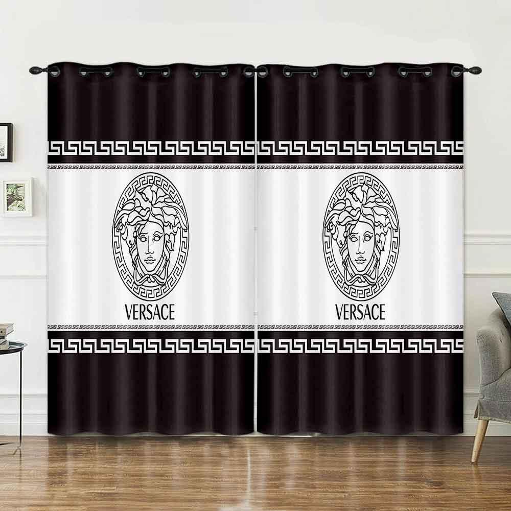 
                versace luxury brand window curtain living room home decor fashion gift
            