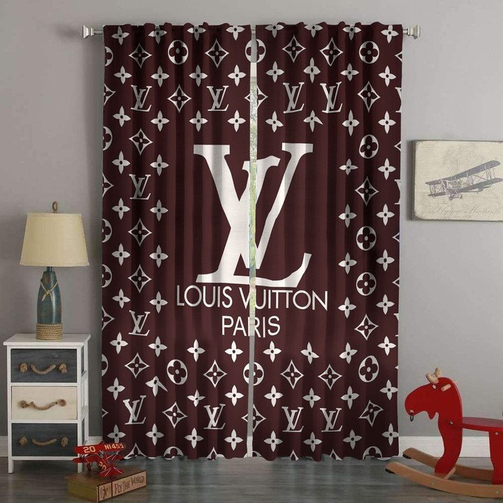 
                louis vuitton new luxury brand window curtain living room home decor
            