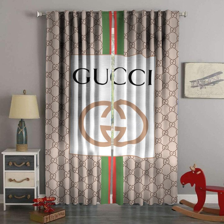 
                gucci hot luxury brand window curtain living room home decor
            