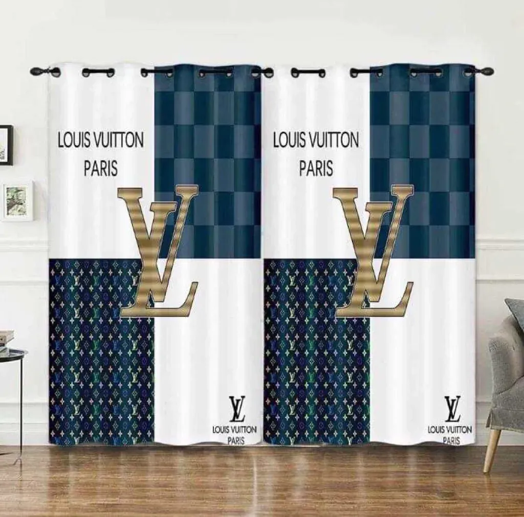 
                louis vuitton paris luxury window curtain curtain for child bedroom living room home decoration
            