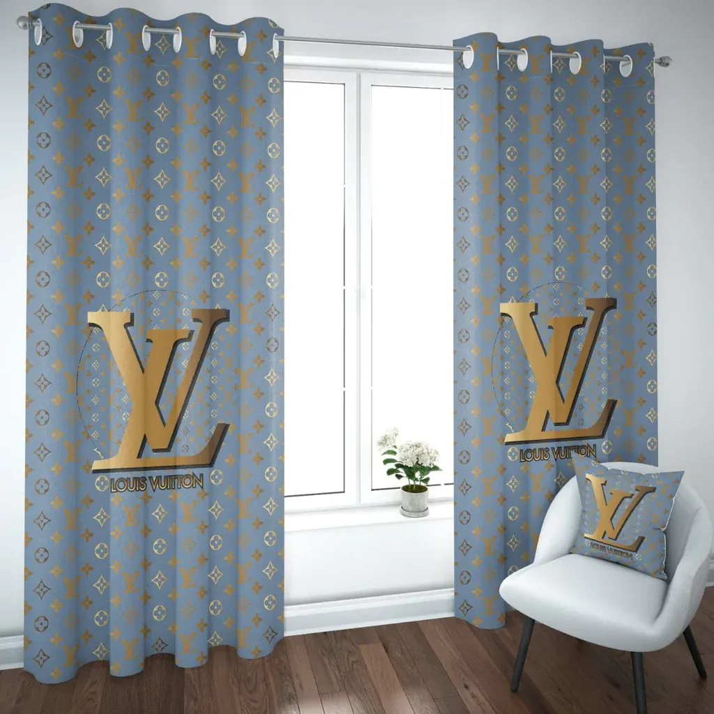 
                louis vuitton new luxury hot window curtain curtain for child bedroom living room home decoration
            