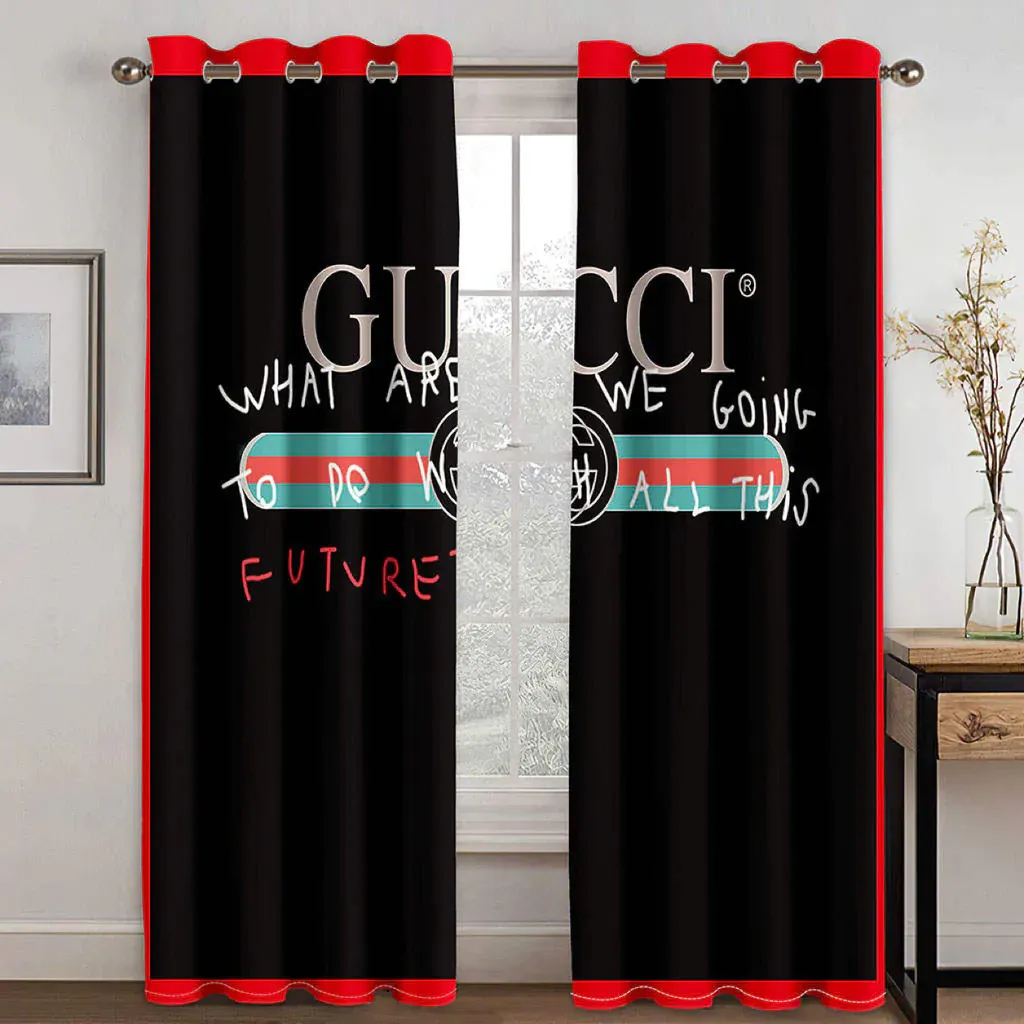 
                gucci what are we going luxury window curtain curtain for child bedroom living room home decoration
            