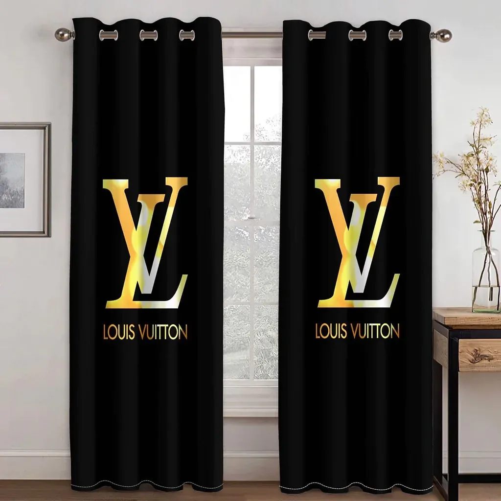 
                louis vuitton hot luxury window curtain curtain for child bedroom living room home decoration
            