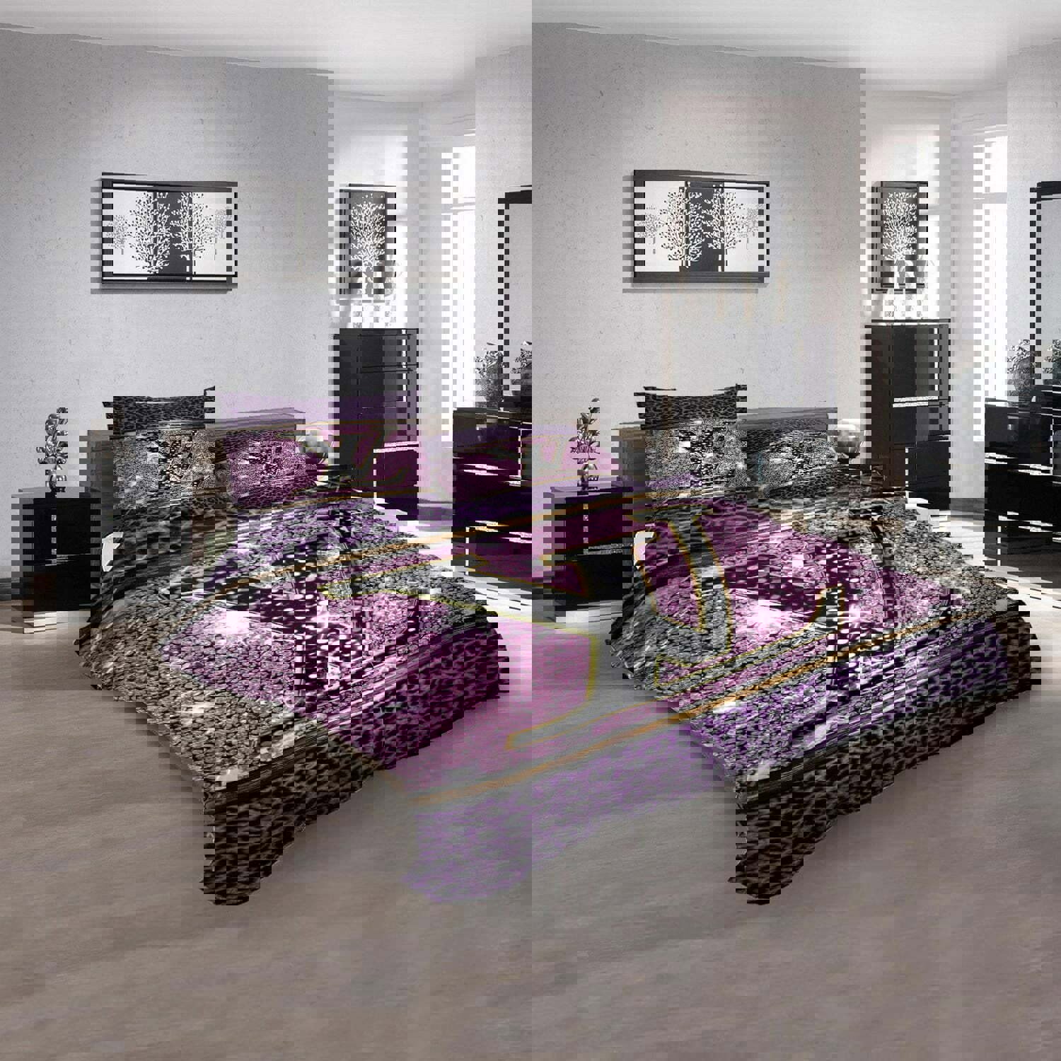 Luxury brand fashion bedding set premium duvet cover special gift home decor 260