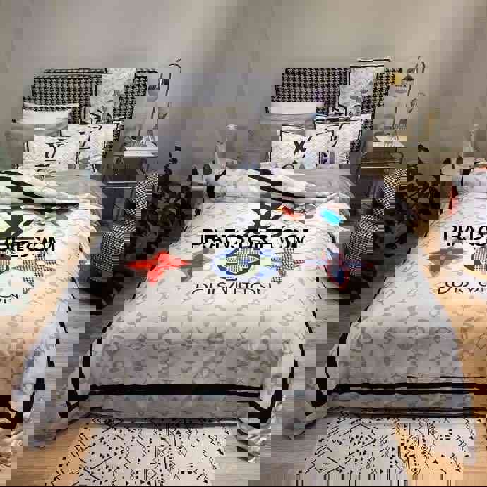 Luxury brand fashion bedding set premium duvet cover special gift home decor 262