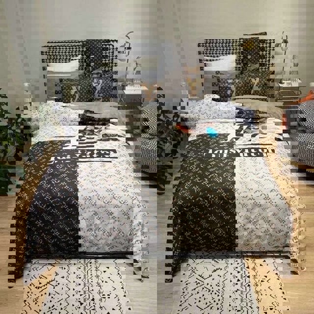 Luxury brand fashion bedding set premium duvet cover special gift home decor 263