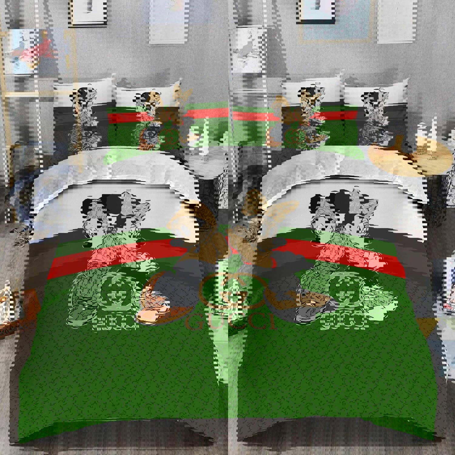 Luxury brand fashion bedding set premium duvet cover special gift home decor 268