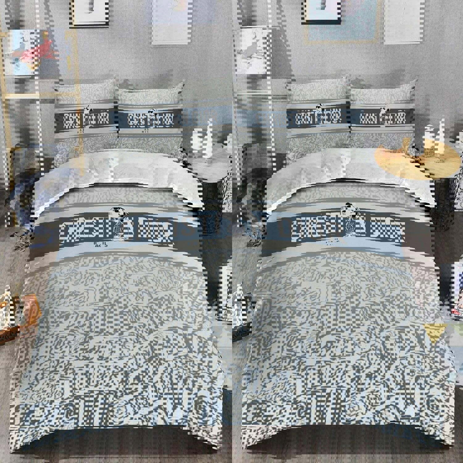 Luxury brand fashion bedding set premium duvet cover special gift home decor 273