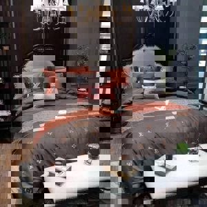 Luxury brand fashion bedding set premium duvet cover special gift home decor 283