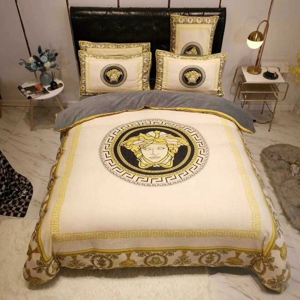 Luxury brand fashion bedding set premium duvet cover special gift home decor 284