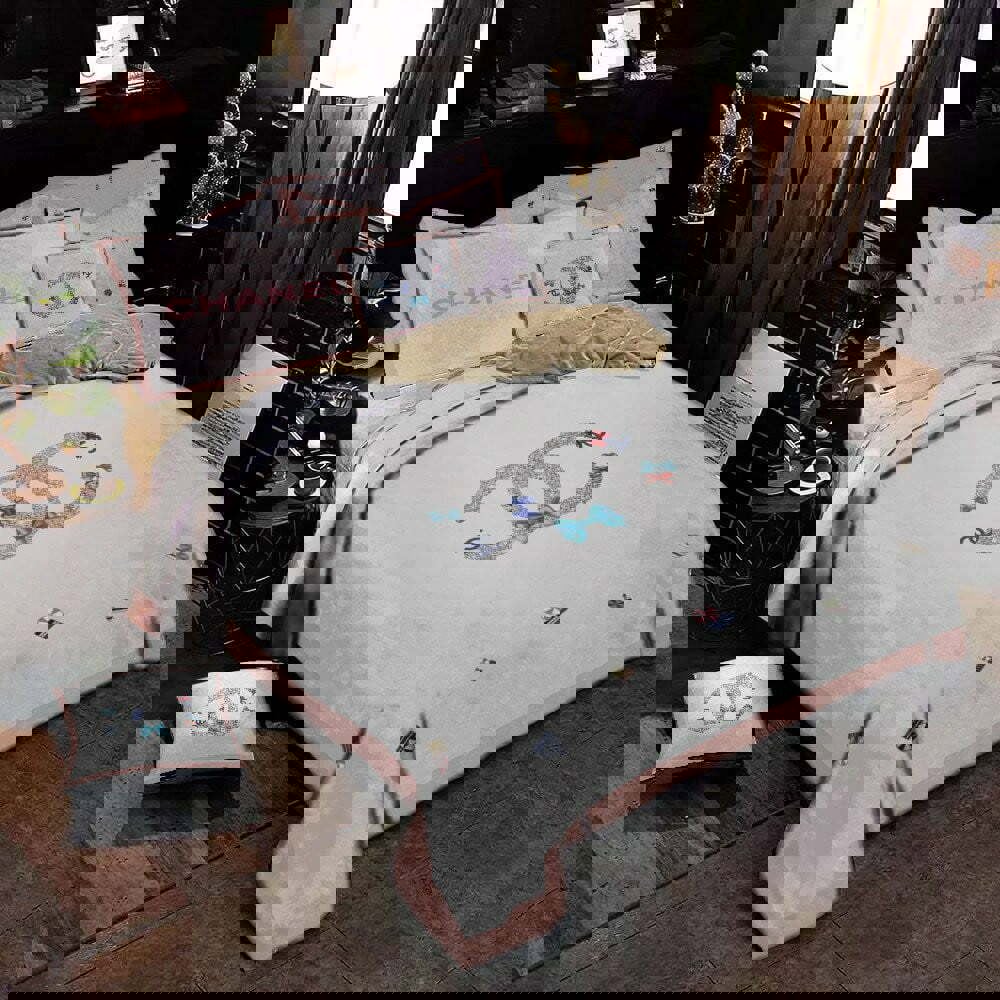 Luxury brand fashion bedding set premium duvet cover special gift home decor 285