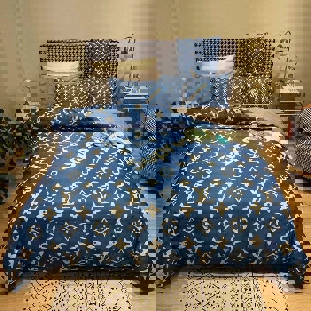 Luxury brand fashion bedding set premium duvet cover special gift home decor 288
