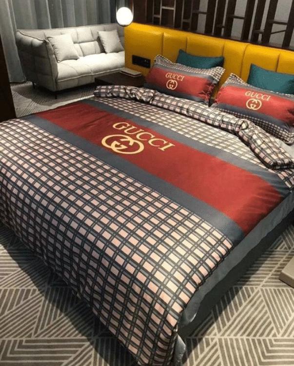 Luxury brand fashion bedding set premium duvet cover special gift home decor 291