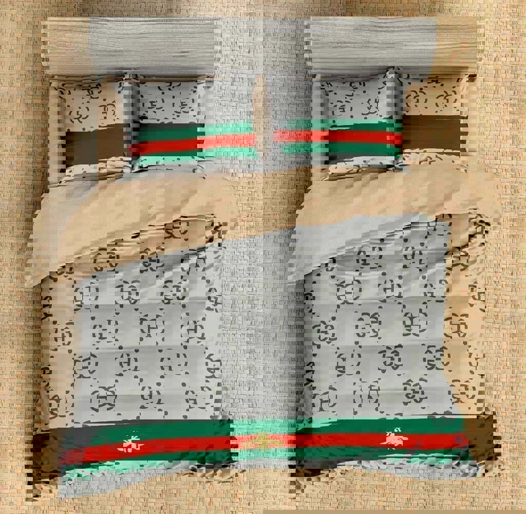 Luxury brand fashion bedding set premium duvet cover special gift home decor 295