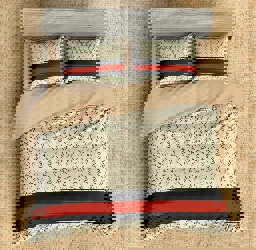 Luxury brand fashion bedding set premium duvet cover special gift home decor 297