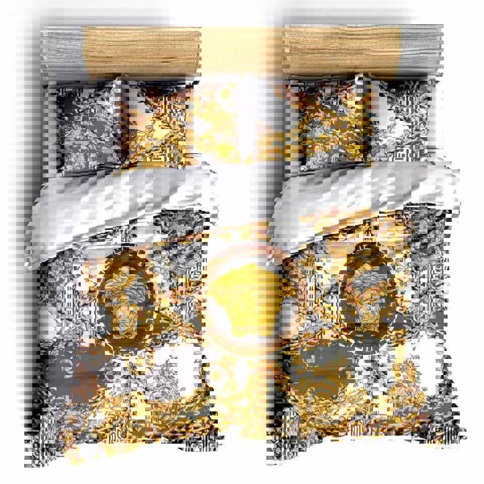 Luxury brand fashion bedding set premium duvet cover special gift home decor 321