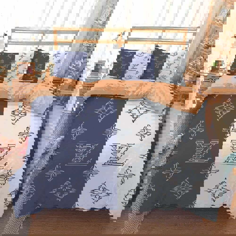 Luxury brand fashion bedding set premium duvet cover special gift home decor 326