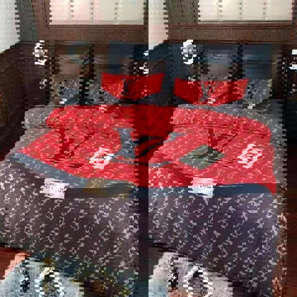 Luxury brand fashion bedding set premium duvet cover special gift home decor 336