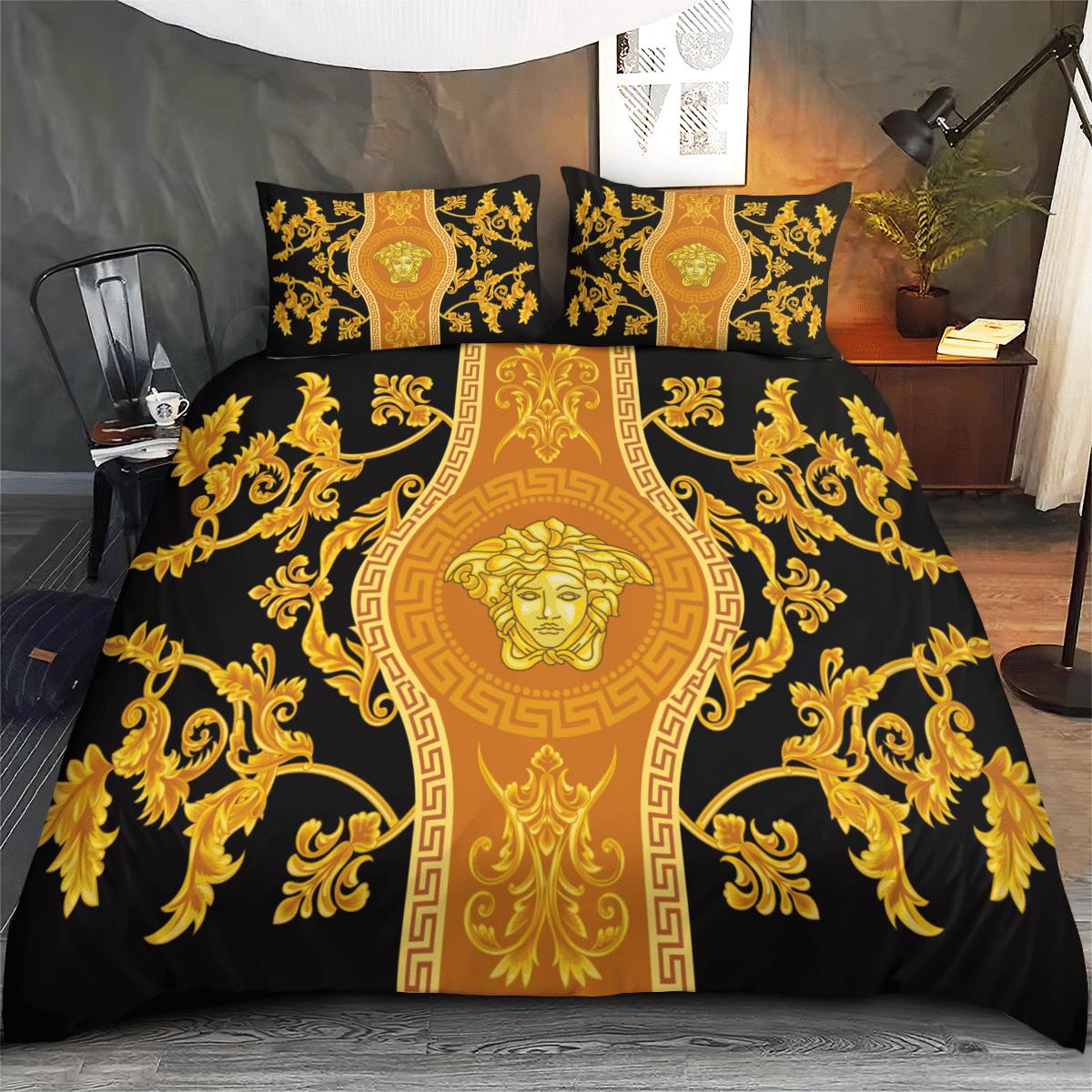 Luxury brand fashion bedding set premium duvet cover special gift home decor 344