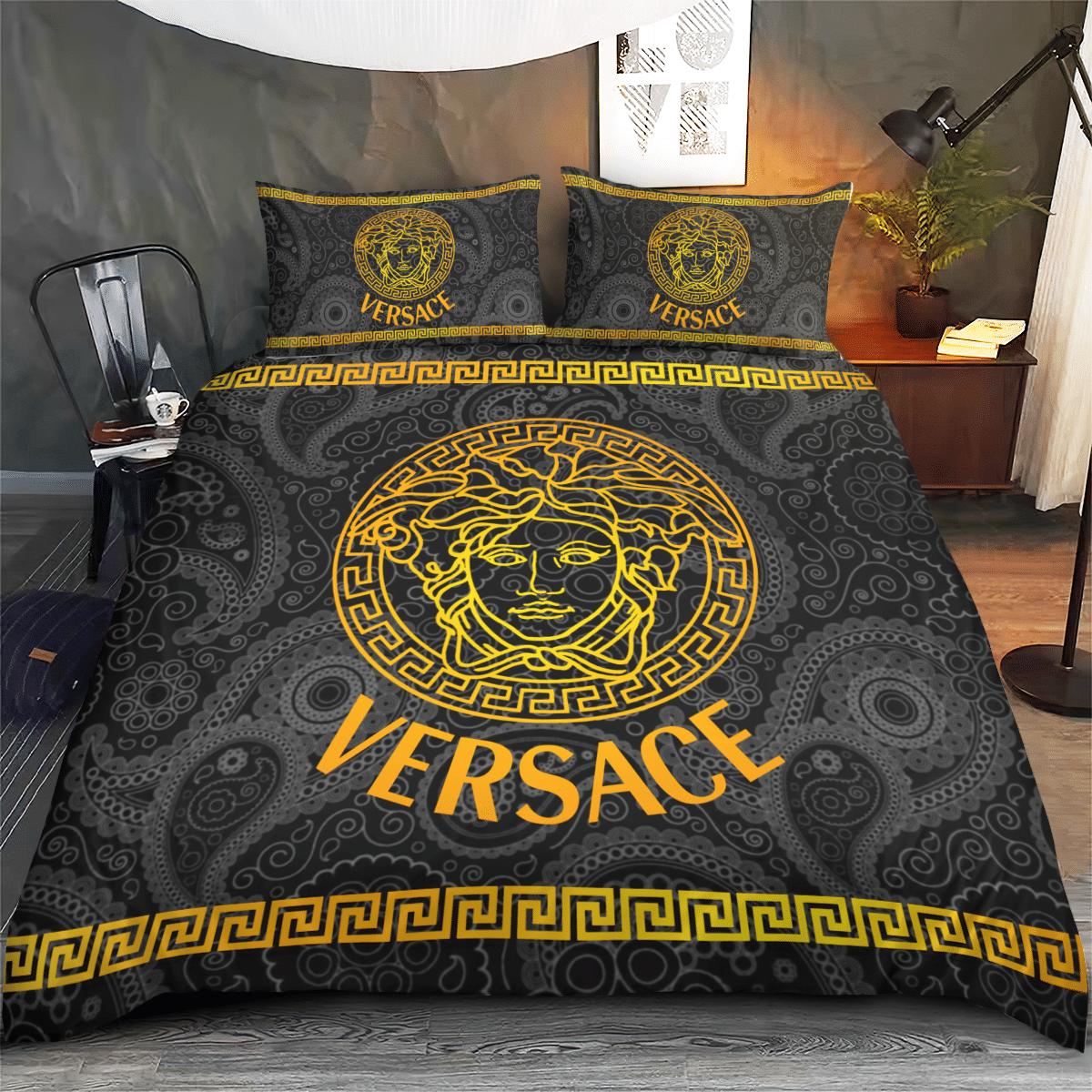 Luxury brand fashion bedding set premium duvet cover special gift home decor 345