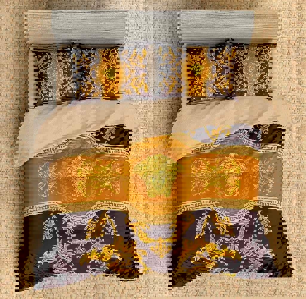 Luxury brand fashion bedding set premium duvet cover special gift home decor 347