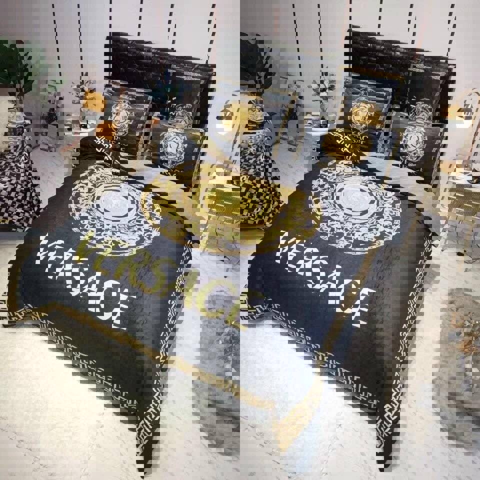 Luxury brand fashion bedding set premium duvet cover special gift home decor 348