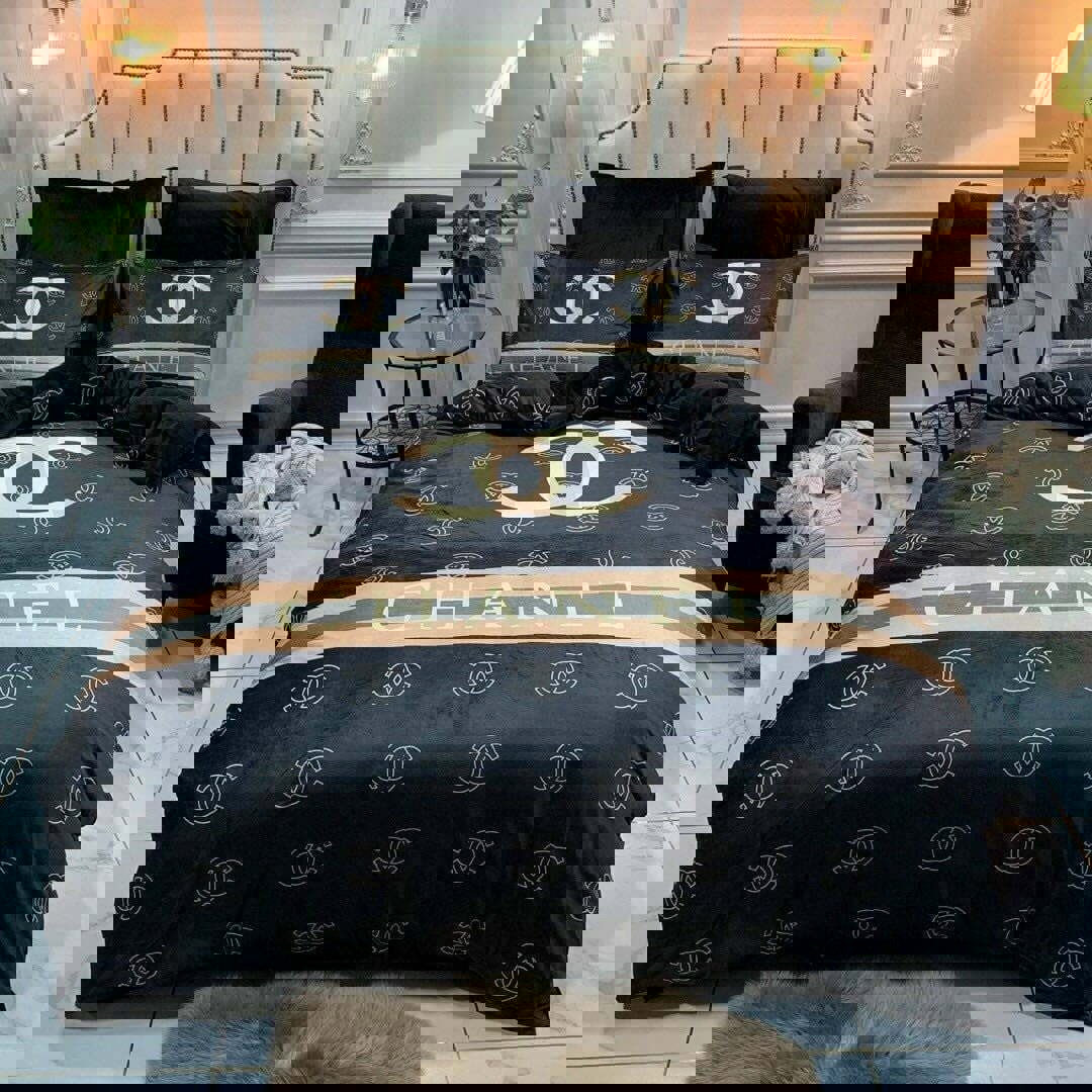 Luxury brand fashion bedding set premium duvet cover special gift home decor 354