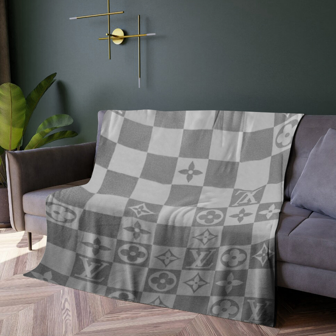 Luxury brand fashion premium blanket fleece home decor clothing special gift 21
