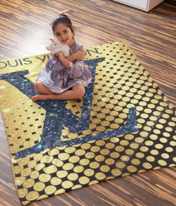 Luxury brand fashion premium blanket fleece home decor clothing special gift 28