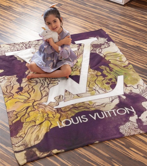 Luxury brand fashion premium blanket fleece home decor clothing special gift 29