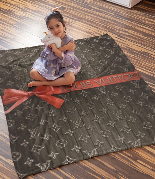 Luxury brand fashion premium blanket fleece home decor clothing special gift 30