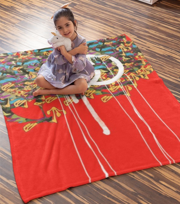 Luxury brand fashion premium blanket fleece home decor clothing special gift 52