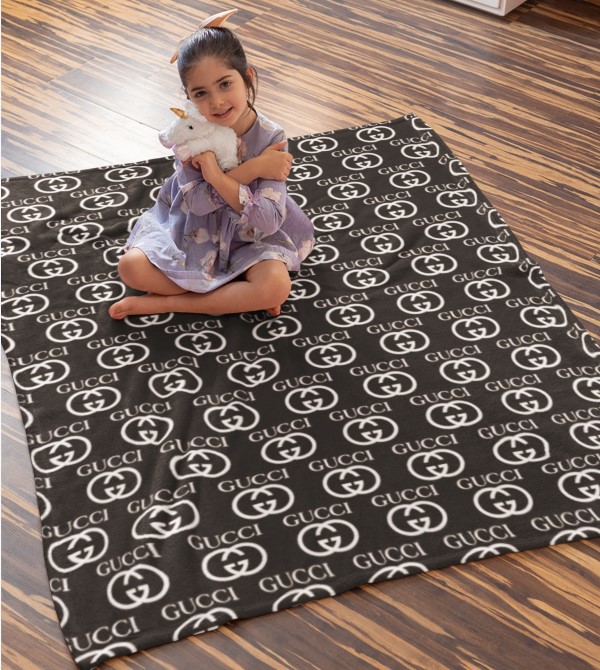 Luxury brand fashion premium blanket fleece home decor clothing special gift 57