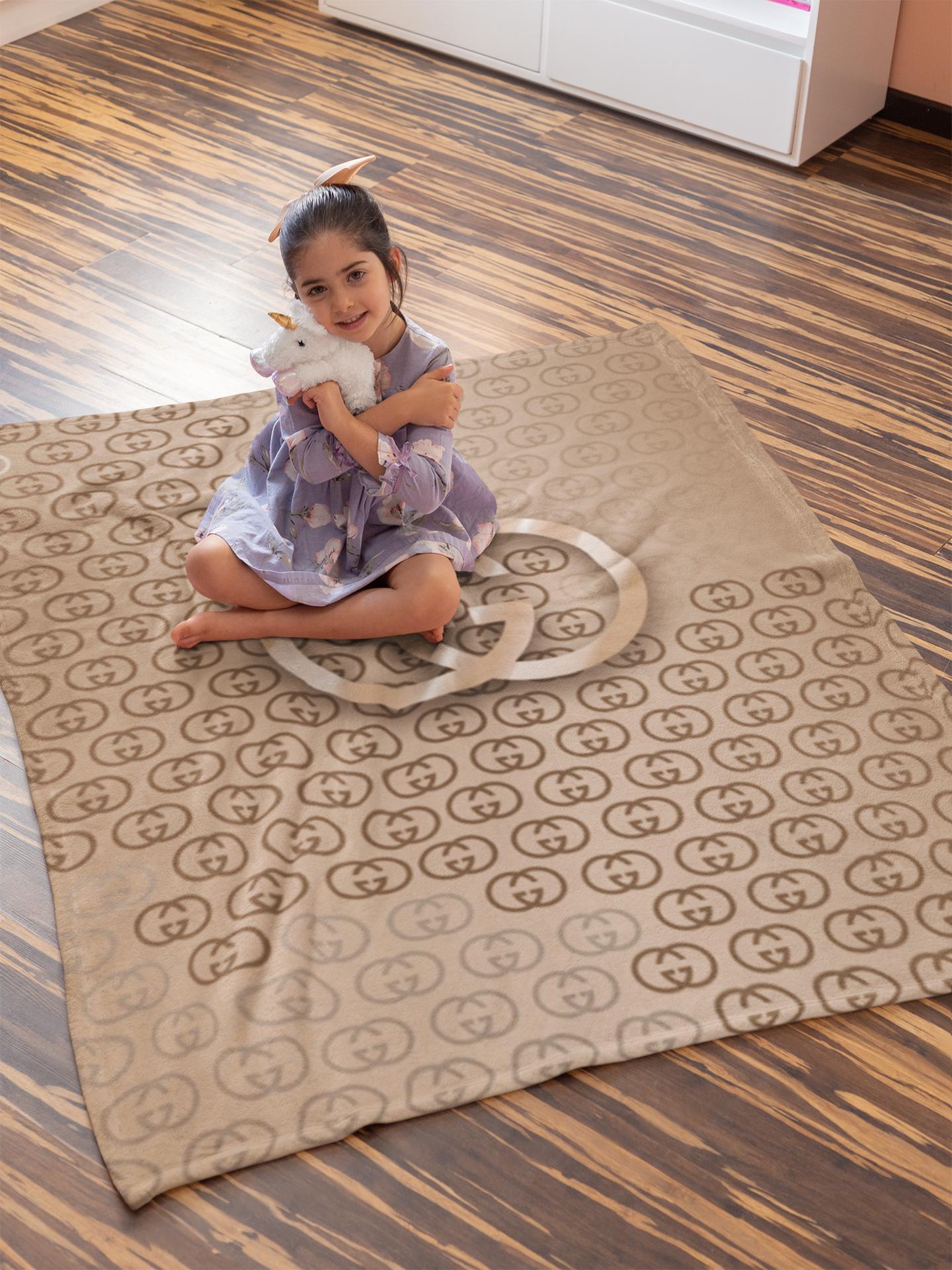 Luxury brand fashion premium blanket fleece home decor clothing special gift 68