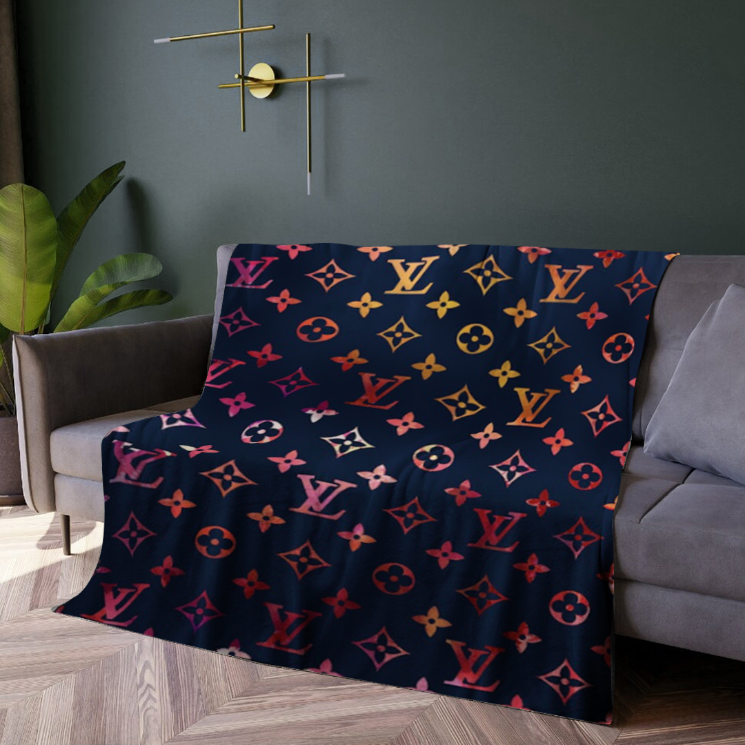 Luxury brand fashion premium blanket fleece home decor clothing special gift 7