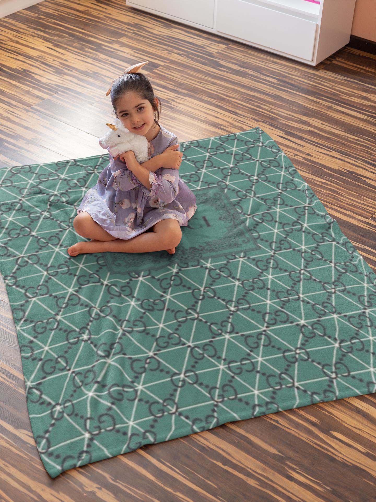 Luxury brand fashion premium blanket fleece home decor clothing special gift 72