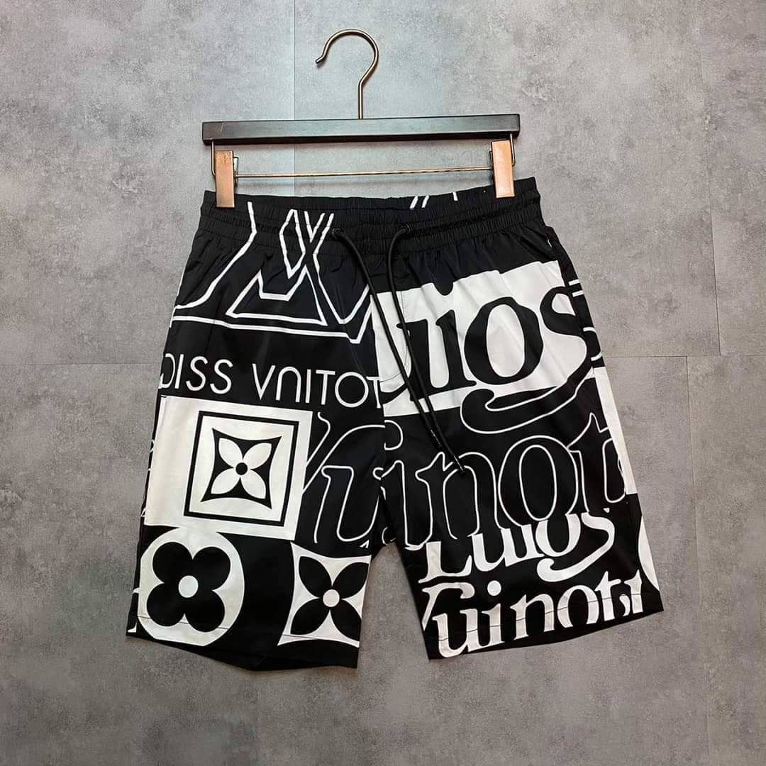 Luxury brand fashion unisex short special gift premium outfit for men women 110