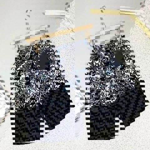 Luxury brand fashion unisex short special gift premium outfit for men women 113